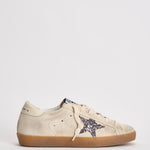 Sneakers donna Super-Star in suede panna GWF00101 F00720215751 GOLDEN GOOSE 