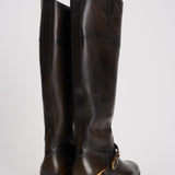 Stivali donna Charlie marroni GWF00897 F00763155390 GOLDEN GOOSE 