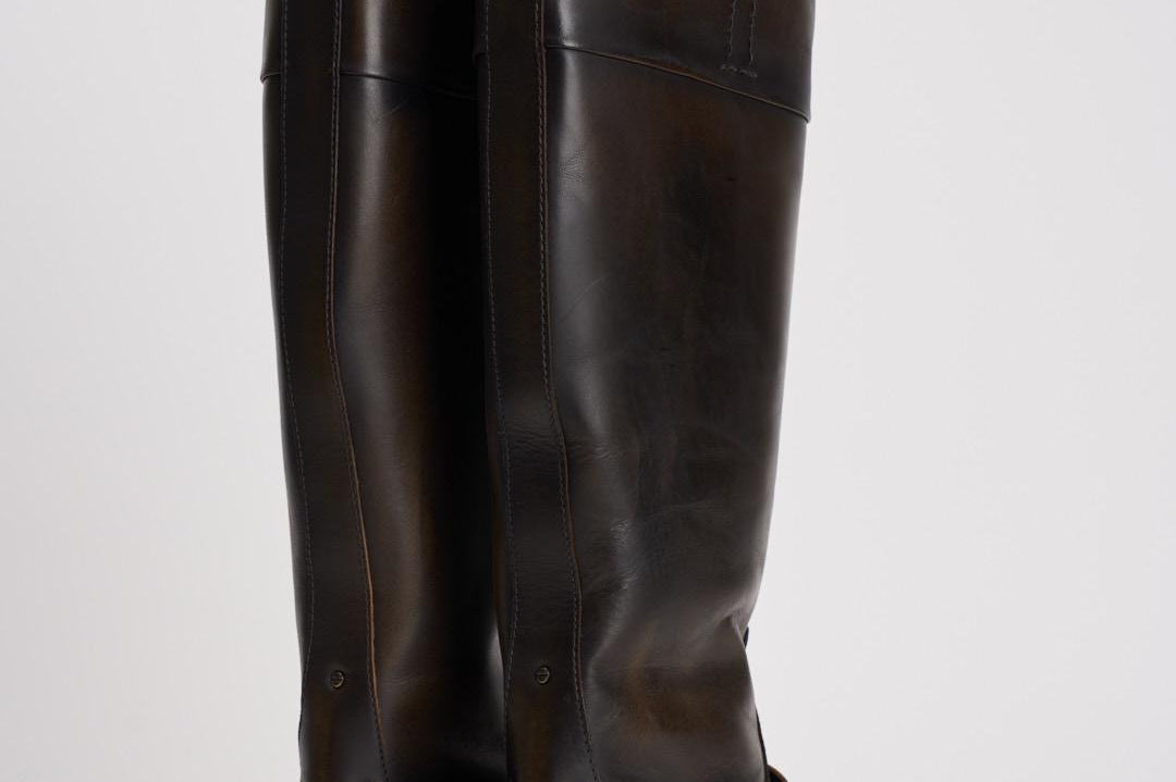 Stivali donna Charlie marroni GWF00897 F00763155390 GOLDEN GOOSE 