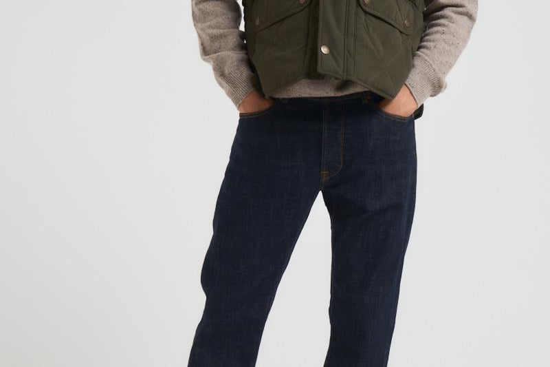 Gilet uomo trapuntato Lowerdale verde oliva MGI0298 OL91 BARBOUR 