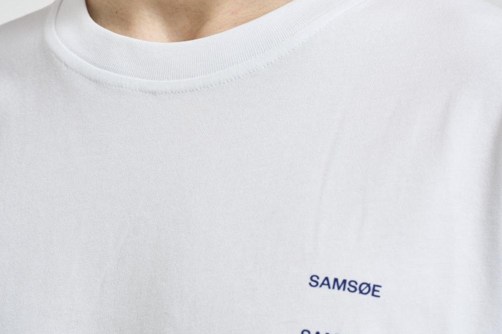 T-shirt uomo Joel girocollo bianca M22300126 WHITE SAMSØE SAMSØE 