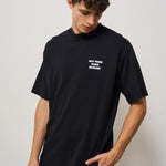 T-shirt uomo girocollo nera TS203 CO0002BL DROLE DE MONSIEUR 