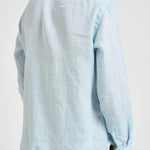 Camicia uomo in lino azzurra J66TNP UB1 ACCADEMIE TESSILI 