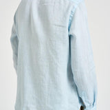 Camicia uomo in lino azzurra J66TNP UB1 ACCADEMIE TESSILI 