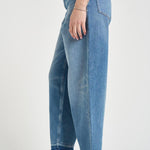 Jeans donna gamba dritta in denim blu 103857A341 ESTELLEPJF PINKO 