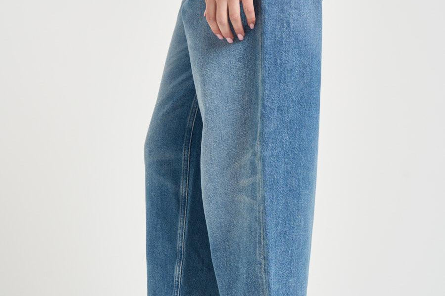 Jeans donna gamba dritta in denim blu 103857A341 ESTELLEPJF PINKO 
