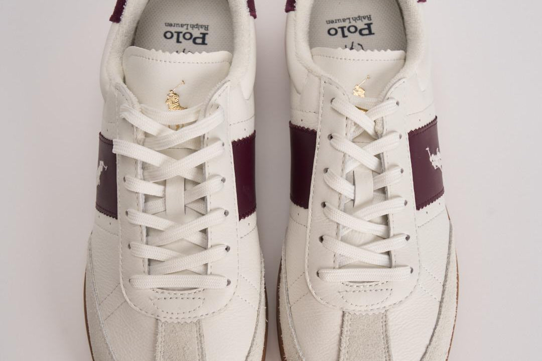 Sneakers uomo panna e bordeaux 809973706 003 RALPH LAUREN 