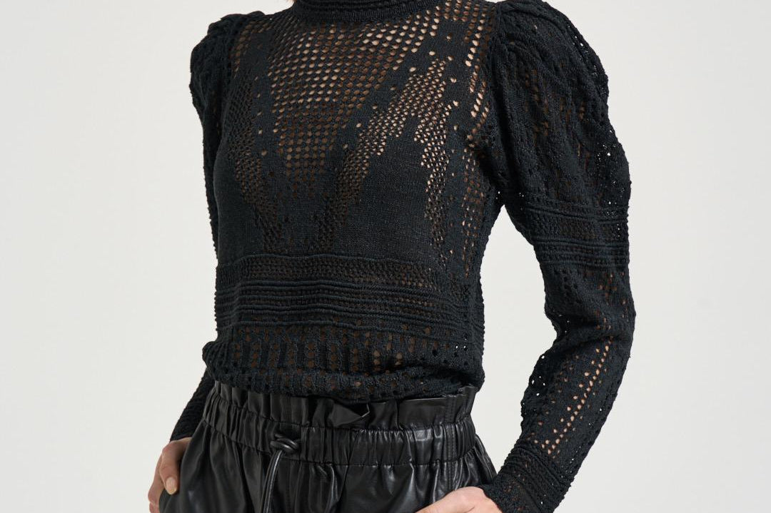 Maglione donna Dahara nero PU0841FA D1L08I01BK ISABEL MARANT 