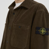 Camicia uomo a coste verde bosco 1200012 S0212V0054 STONE ISLAND 