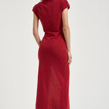 Abito donna lungo Nadela rosso RO0307FA A1N41I70CH ISABEL MARANT 