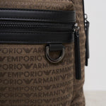 Zaino uomo marrone e nero EM001209 AF13823U6195 EMPORIO ARMANI 