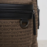 Zaino uomo marrone e nero EM001209 AF13823U6195 EMPORIO ARMANI 