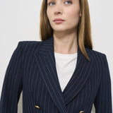 Abito donna blu gessato TPARIGI10BAD 50006B1107 TAGLIATORE 