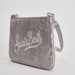 Pochette donna Parisienne con paillettes argento PARISIENNE MPAILAR MC2 SAINT BARTH 