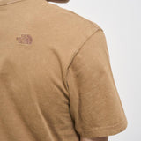 T-shirt uomo girocollo cammello NF0A8BVY 6IH1 THE NORTH FACE 