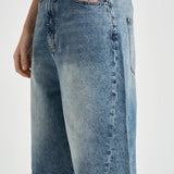 Bermuda uomo in denim medio 309 BLUE VINTAGE WOODBIRD 