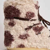 Stivale donna MB ICON LOW CURLY con stampa cow 1409690 MM04YELLOWPINK MOON BOOT 