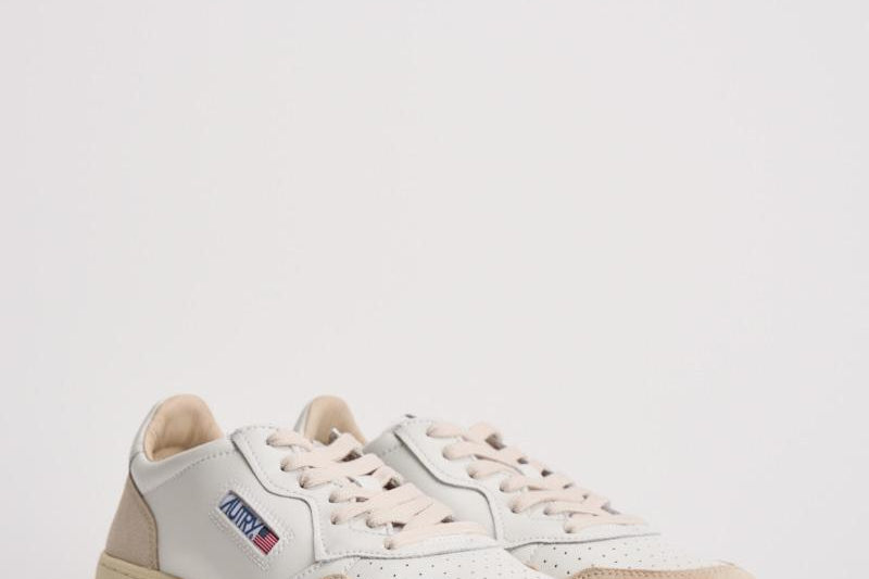 Sneakers uomo medalist low in pelle e suede AULM LS33 AUTRY 
