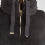 Piumino donna midi trapuntato grigio PI002123D 9480 HERNO 