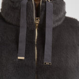 Piumino donna midi trapuntato grigio PI002123D 9480 HERNO 