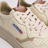 Sneakers donna Medalist panna, beige e bordeaux AULW NE10 AUTRY 