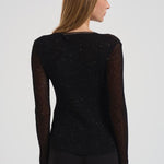Top a coste in lurex KERRIA FULLBLACK IRO 