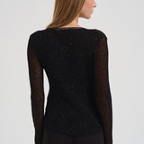 Top a coste in lurex KERRIA FULLBLACK IRO 