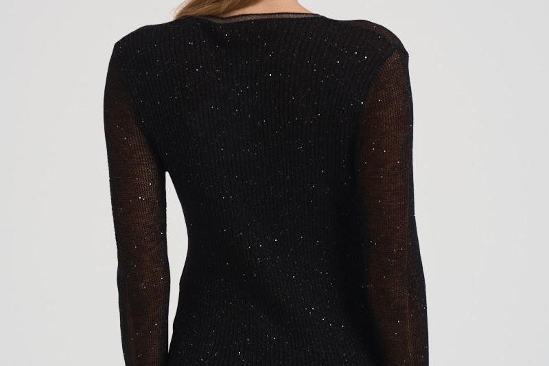 Top a coste in lurex KERRIA FULLBLACK IRO 