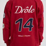 Polo uomo con patch rossa PL158 CO127RED DROLE DE MONSIEUR 