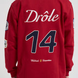 Polo uomo con patch rossa PL158 CO127RED DROLE DE MONSIEUR 