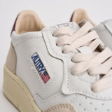 Sneakers donna Medalist panna, beige e bordeaux AULW LS03 AUTRY 