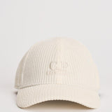 Cappellino uomo a costine panna CMAC226A 110472A402 CP COMPANY 