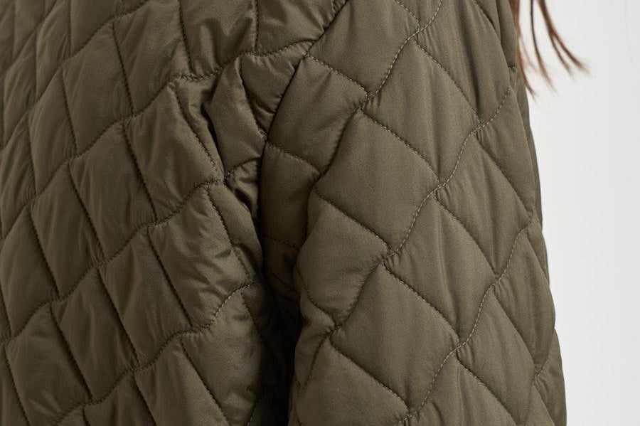 Giacca donna trapuntata verde oliva GI000351D 12456Z7720 HERNO 