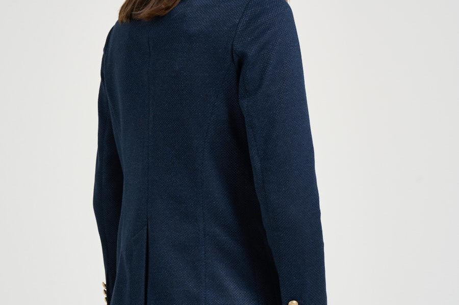Giacca donna doppiopetto blu FD3961 8288 CIRCOLO 1901 