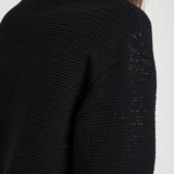 Bomber donna micropaillettes nero GI000385D 12862S9300 HERNO 