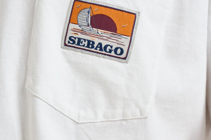 T-shirt uomo girocollo bianca 75125TW 001 SEBAGO 