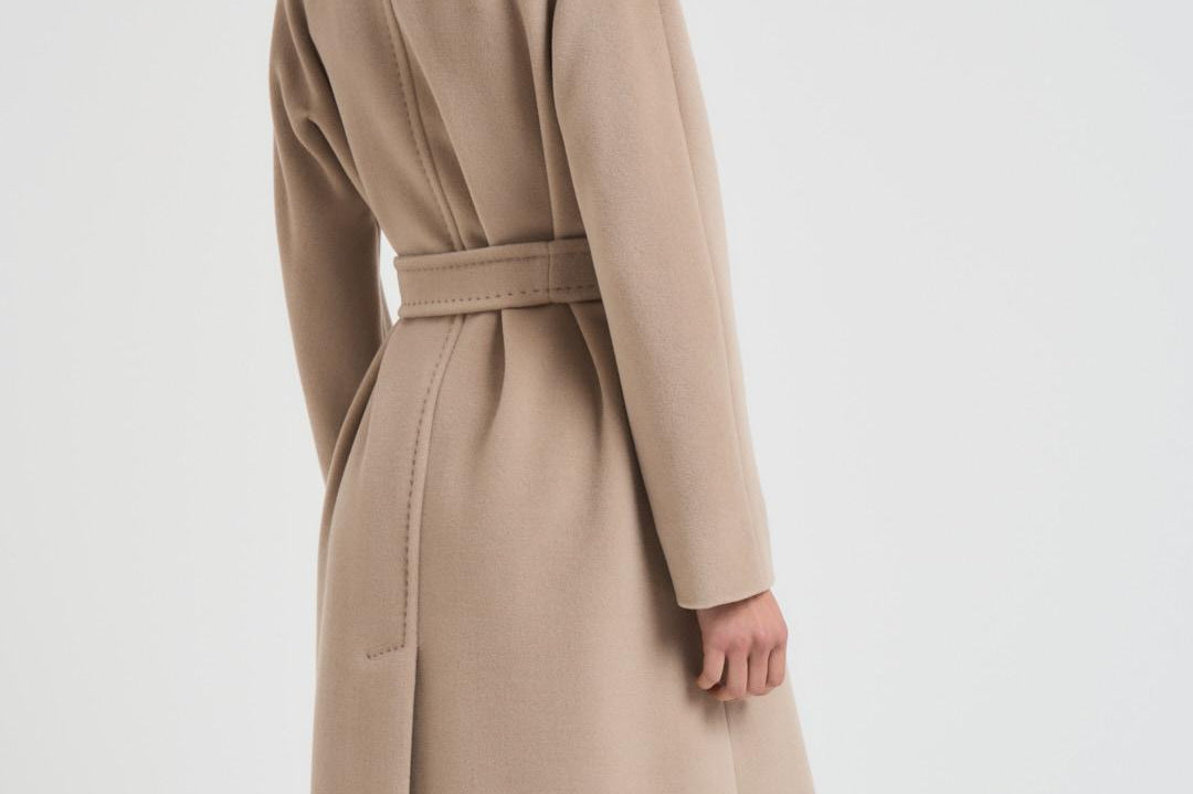 Cappotto donna lungo Tenzone beige TENZONE 020 MAX MARA STUDIO 