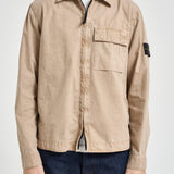 Camicia uomo 'old' effect beige 1200008 S00WNV019A STONE ISLAND 