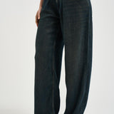 Jeans donna Rodayna in denim scuro PA0554FB D1H03I30YB ISABEL MARANT 