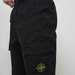 Pantalone uomo nero cargo 3100313 SS0010V0029 STONE ISLAND 