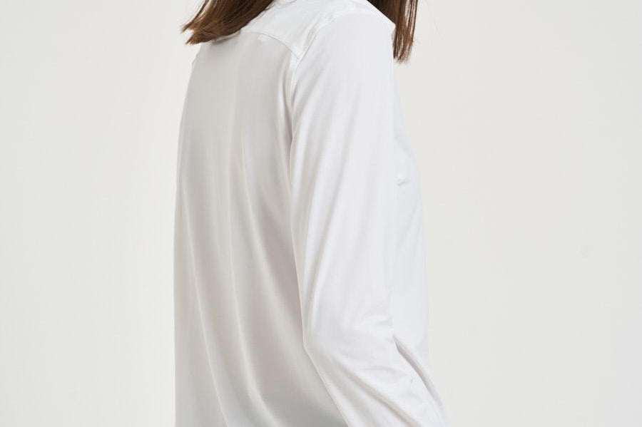 Camicia donna Oxford plain bianca 26753 09WHITE RRD 