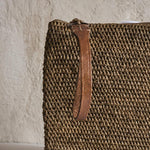 IBELIV Pochette donna Ampy in rafia AMPY DARKTEA IBELIV 