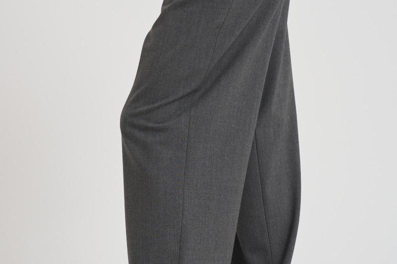 Pantalone sartoriale in lana donna GEM11S37 GRIGIO NINE IN THE MORNING 