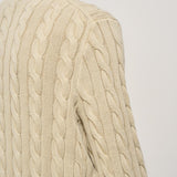 Maglia uomo a treccia ecru 710965867 001 RALPH LAUREN 