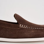 Mocassino uomo in suede marrone 803P09766 001 RALPH LAUREN 