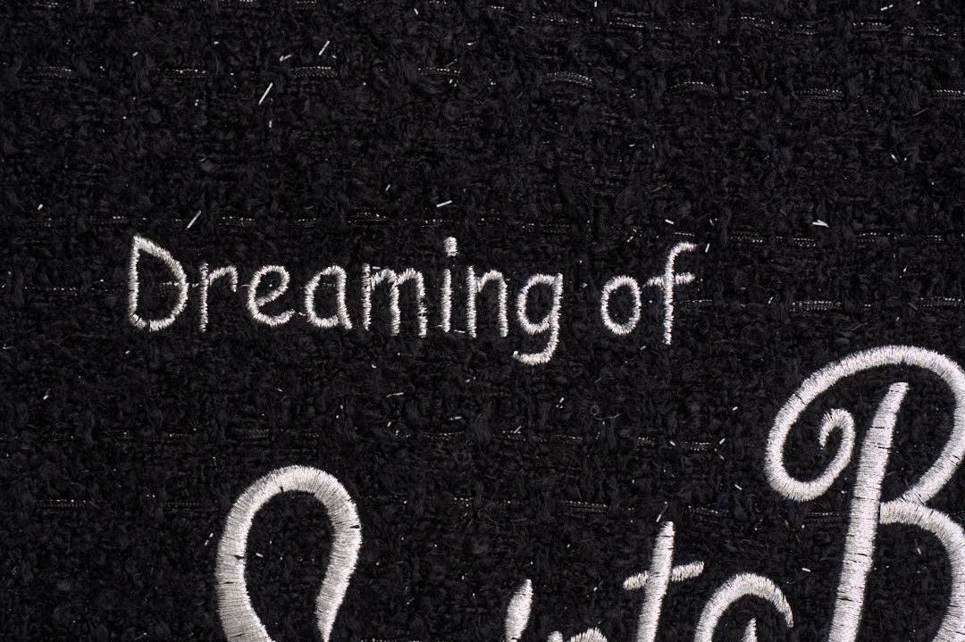 Borsa donna Colette Tweed nera COLETTETWD 00 MC2 SAINT BARTH 