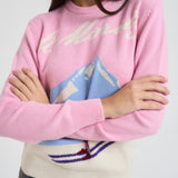 Maglia donna girocollo rosa NEWQUEEN STMRTZSK23 MC2 SAINT BARTH 