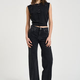 Top donna nero FELICINE BLA0126S IRO 