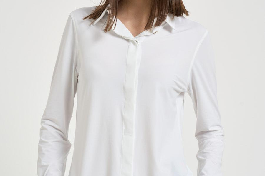 Camicia donna Oxford plain bianca 26753 09WHITE RRD 