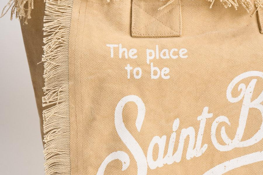 Borsa donna Vanity con frange sabbia VANITY 00102L MC2 SAINT BARTH 